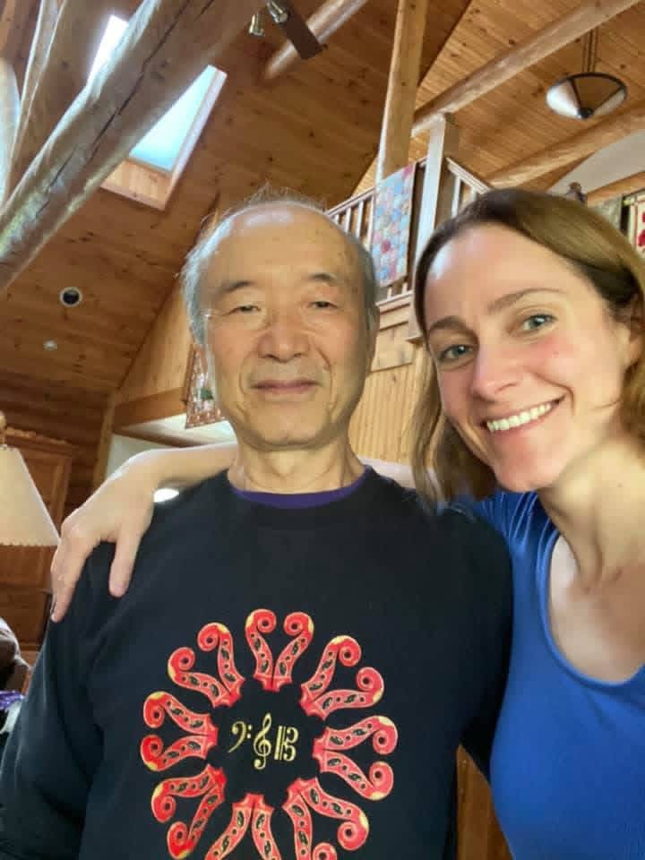 Erina Goldwasser with a longtime mentor and colleague